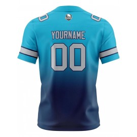 Customizable Women'S Football Jersey - Personalized Name, Number & Logo, Comfort Fit for Sports, Training & Casual Wear, Summer V-Neck T-Shirt with Bold Yellow & Red Design, Football Jersey, Nonelastic Fabric