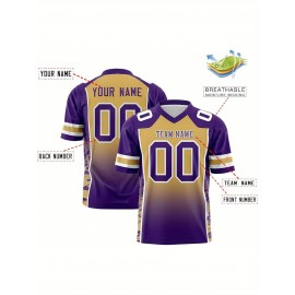 Customized large-sized football jerseys, personalized sportswear stitching, team names and numbers, large-sized Women's jerseys, loose and sporty