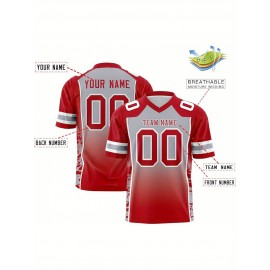 Customized large-sized football jerseys, personalized sportswear stitching, team names and numbers, large-sized Women's jerseys, loose and sporty