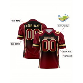 Customized large-sized football jerseys, personalized sportswear stitching, team names and numbers, large-sized Women's jerseys, loose and sporty