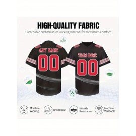 Female football fans who customize large-sized Women's football jerseys, personalized football jerseys with team names and numbers, and customized football uniforms as gifts