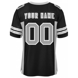 Custom Mesh Football Jersey - Personalized Practice Jerseys for Women, Stitched and Printed Name& Number, Lightweight& Breathable for Training and Games