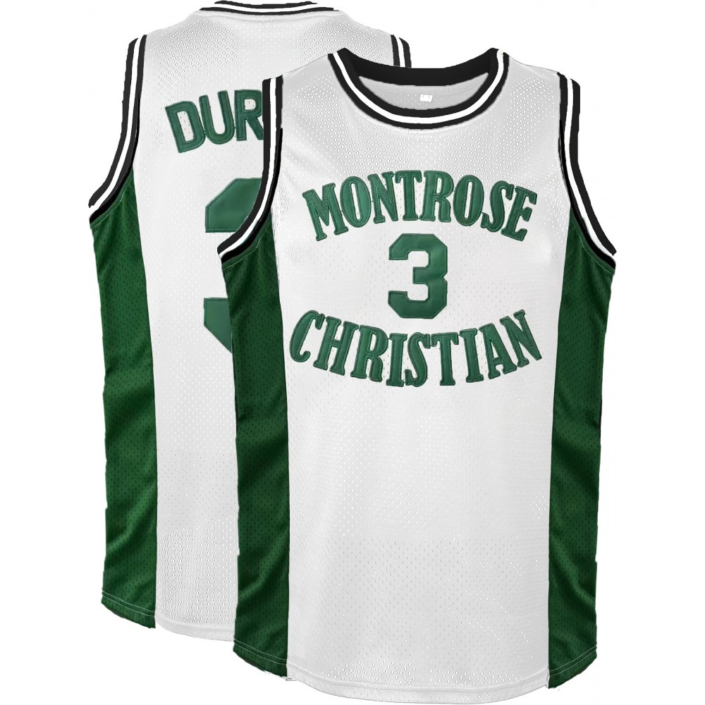 All Stitched 3 White Basketball Jersey, Breathable, Sleeveless, Embroidered Uniform Shirt For Men, Perfect For Sports & Outdoor Activities