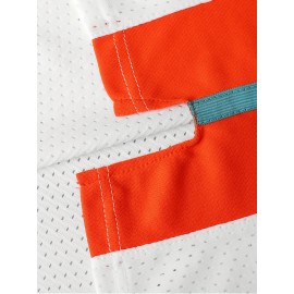 Stitched #33 Men's Basketball Jersey, Breathable Sleeveless Embroidered Uniform Shirt, Polyester, Green & White, Loose Fit, Perfect for Sports, Outdoor Activities, and Casual Wear