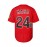 Men's#24K Red Baseball Jeresys Stitched Name And Number