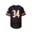 Men's#34 Blue American Football Jeresys Stitched Name And Number