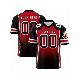 Customized large-sized football jerseys, personalized sportswear stitching, team names and numbers, large-sized Women's jerseys, loose and sporty