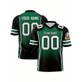 Customized large-sized football jerseys, personalized sportswear stitching, team names and numbers, large-sized Women's jerseys, loose and sporty