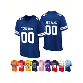 Female football fans who customize large-sized Women's football jerseys, personalized football jerseys with team names and numbers, and customized football uniforms as gifts