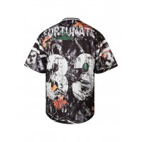 1pc Men'S Black Football Jersey - Polyester Sports Sweatshirt with Embroidered Letter and Number, V-Neck, Slight Stretch, Loose Fit for Party and Team Sports, Four Seasons - Sizes S-3XL